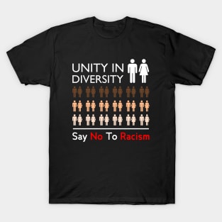 say no to racism T-Shirt